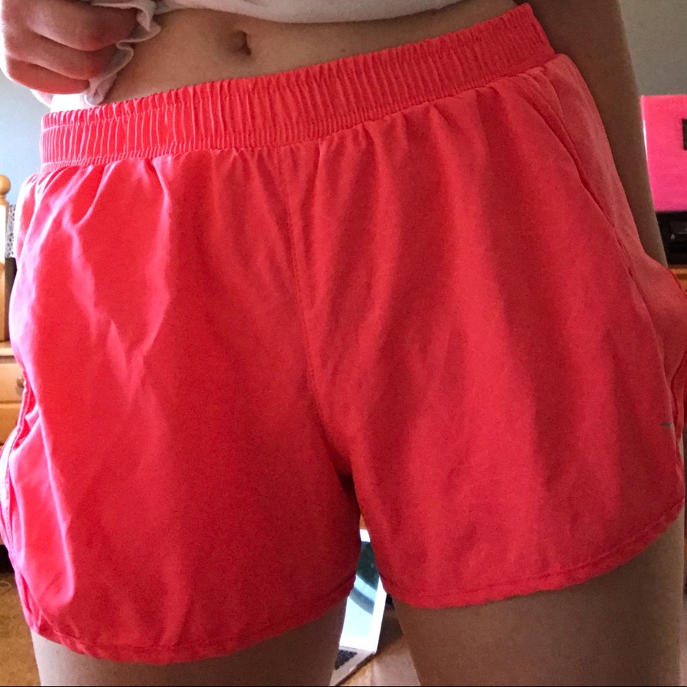Neon Pink Running Shorts